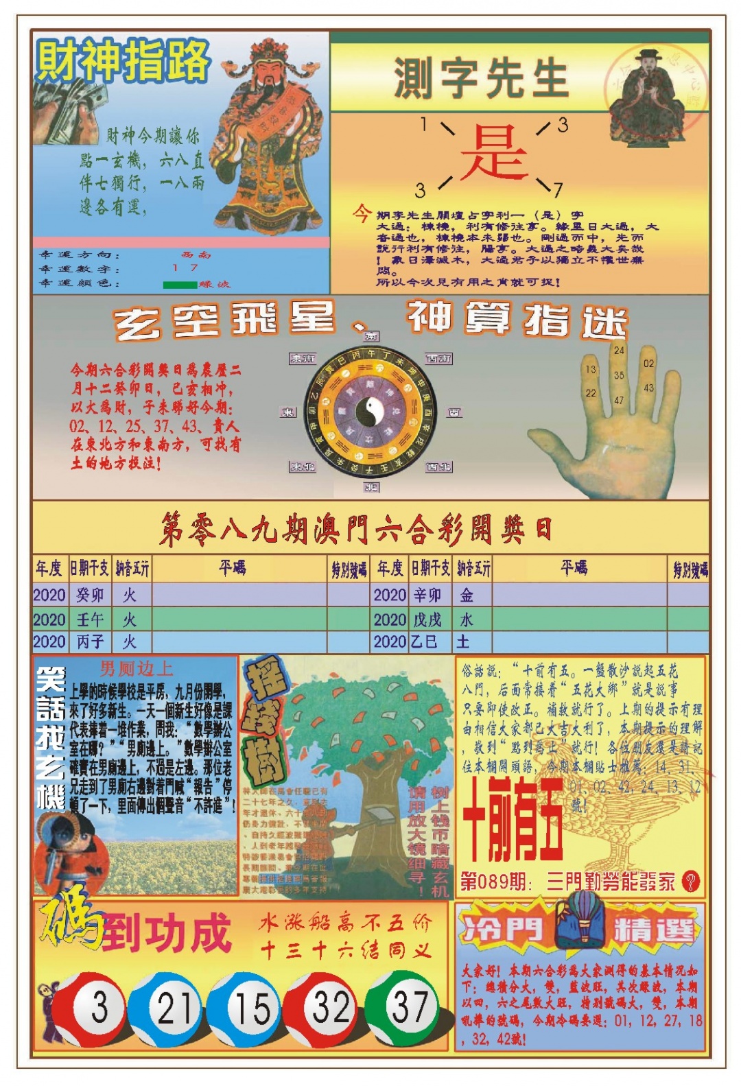 089期(新版)四柱预测B[图]